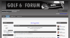 Desktop Screenshot of golf6forum.fr